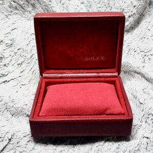 ROLEX Red Watch Box 5.25x4.10x2 inches